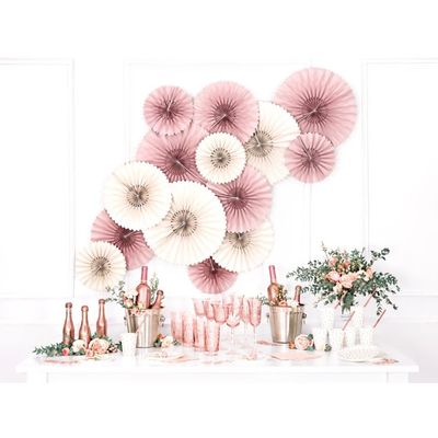 Pappersmåne 3-pack Gammelrosa
