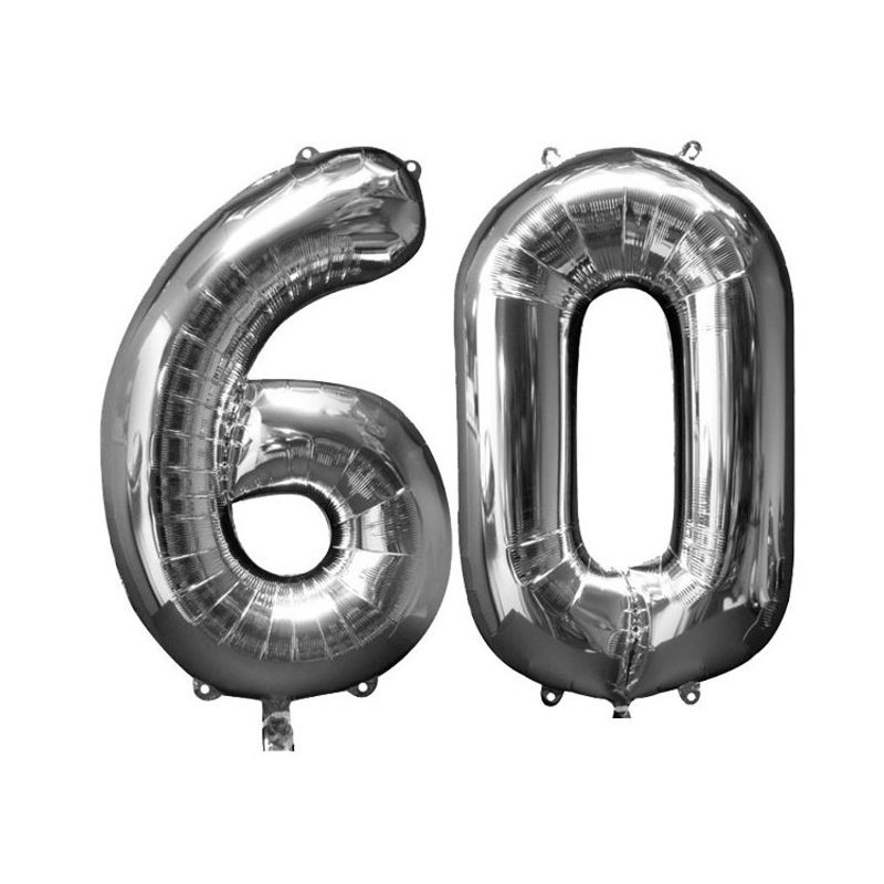 Ballongkit Silver 60 År