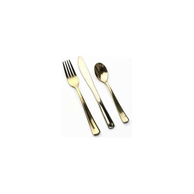 Engångsbestick Guld