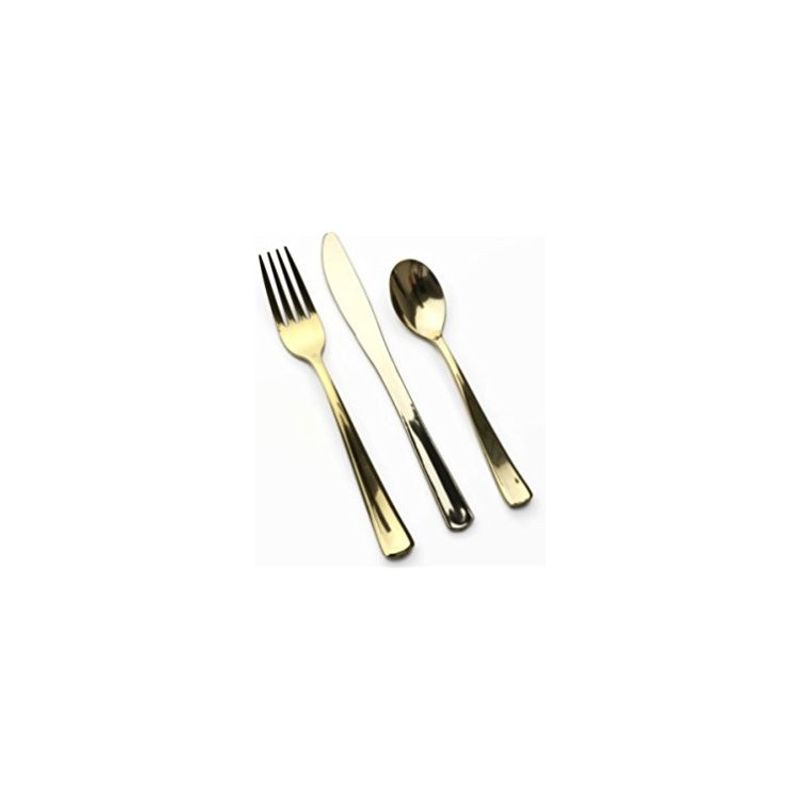 Engångsbestick Guld
