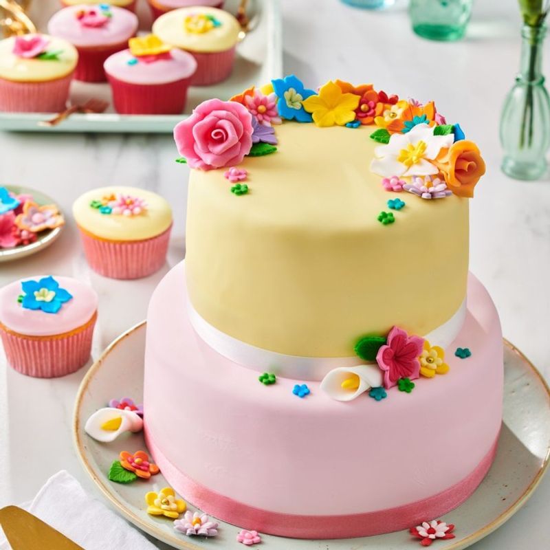 Sockerpasta, Sugarpaste Ljusrosa
