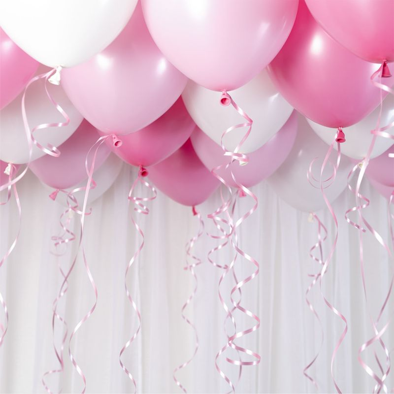 Takballonger 30-pack, rosa