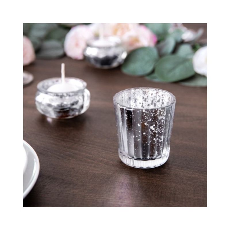 Ljuslykta Glas, Silver