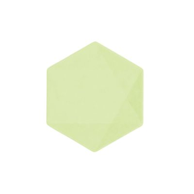 Assiett Grön Hexagon, Vert Decor