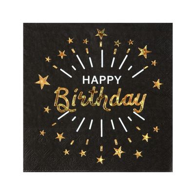 Servetter Happy Birthday 10-pack