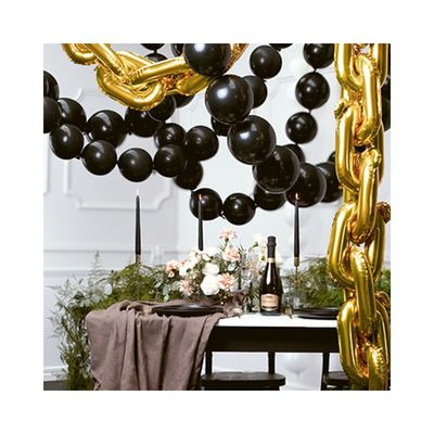 Länkande ballonger, Svart