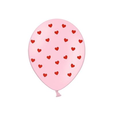 Ballonger Rosa med hjärtan