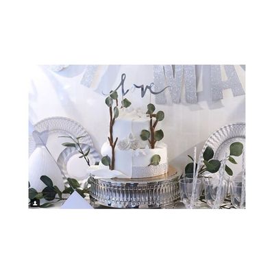 Cake Topper Love Silver