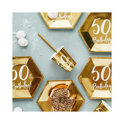 Pappersassietter 50 år Guld