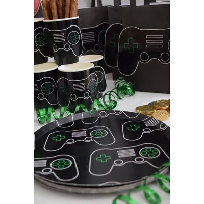 Papperstallrikar Gaming 8-pack