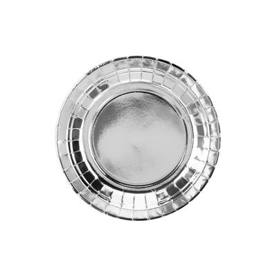 Pappersassietter Högblank Silver