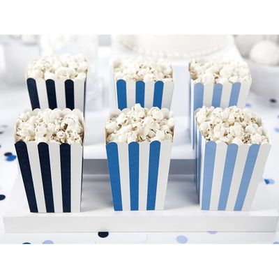 Popcornbägare Blå Mix