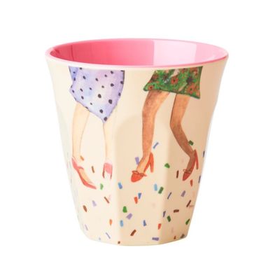 Rice Melaminmugg Medium, Dancing Legs