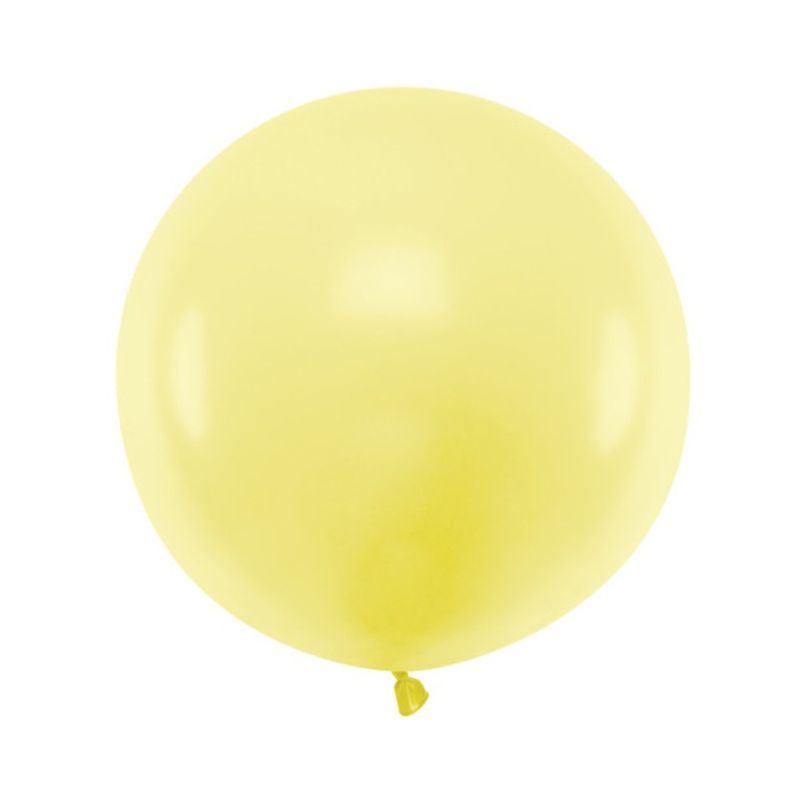 Jätteballong Ljusgul 60 cm