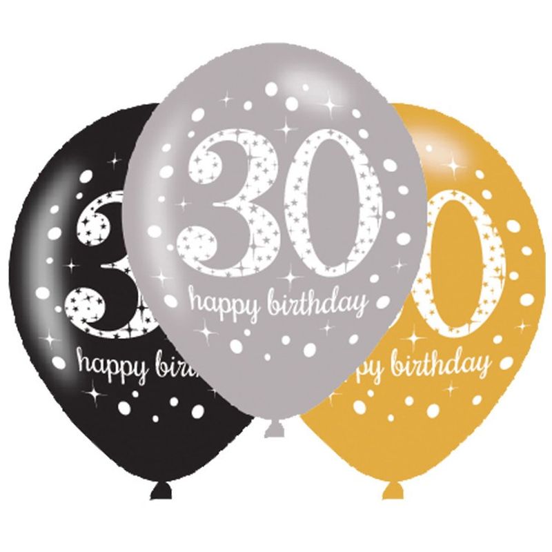 Ballonger 30 år Lyx
