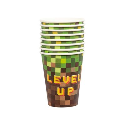 Pappersmuggar Minecraft Pixel Level up