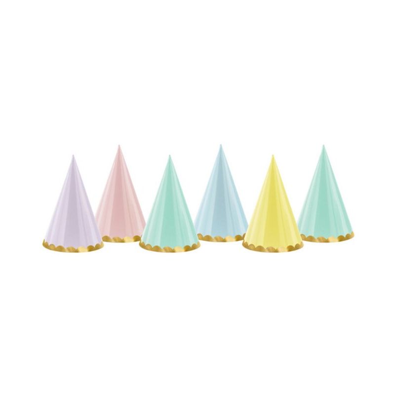 Partyhattar Pastell-Mix