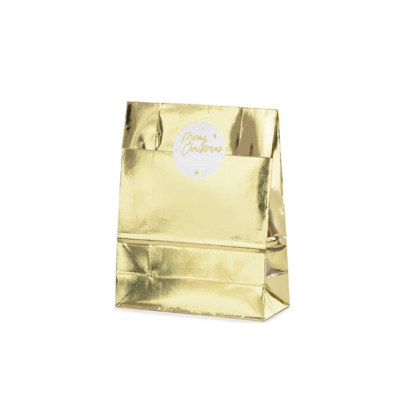 Presentpåsar Guld 3-pack