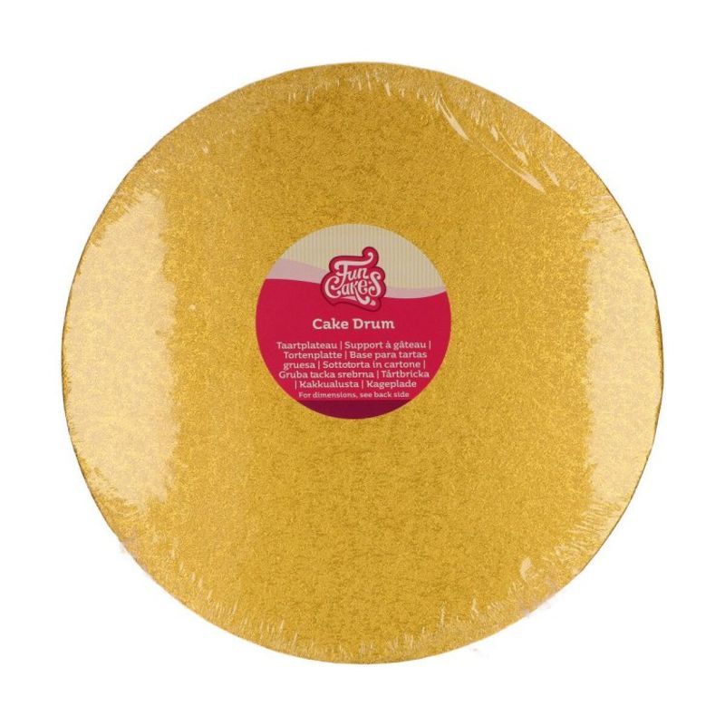 Tårtbricka Guld
