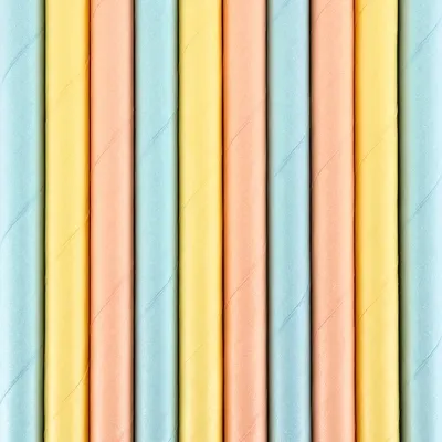 Papperssugrör Pastell