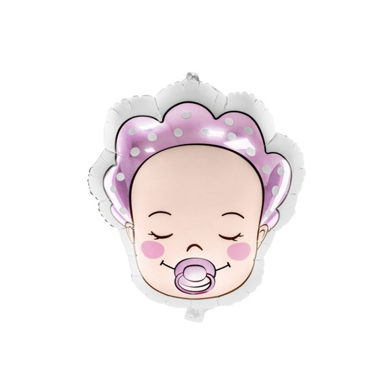 Folieballong Babyflicka