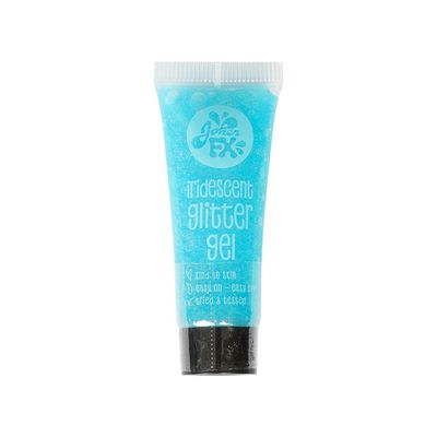 Glittergel på tub, Blå