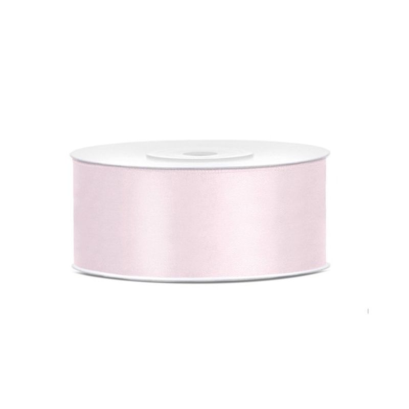 Sidenband, Satinband Puderrosa 25 mm