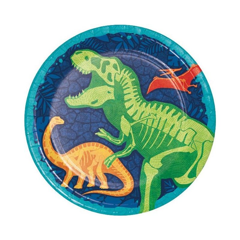Papperstallrikar Dinosauriekalas