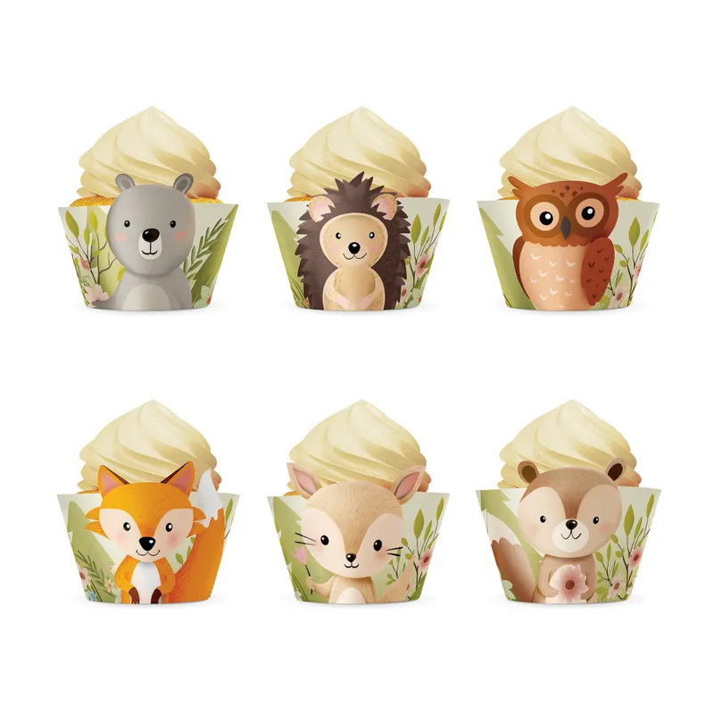 Muffinsformar Skogens Vänner, 6-pack