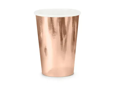 Pappmuggar, roséguld