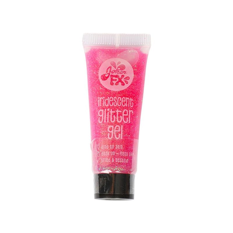 Glittergel på tub, Rosa
