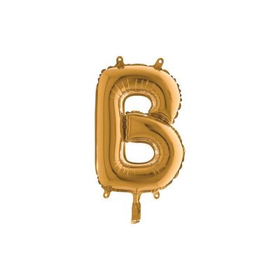 Bokstavsballong Brons 35 cm