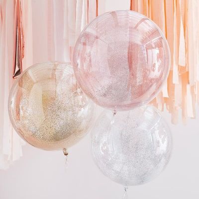 Metallics Orb Glitter Ballonger