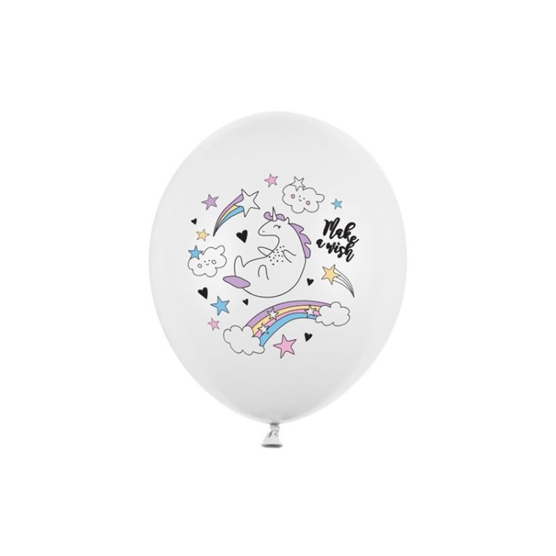 Ballonger Enhörning 6-pack