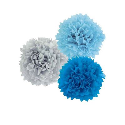 Dekorationsbollar, Pom Pom Blåmix