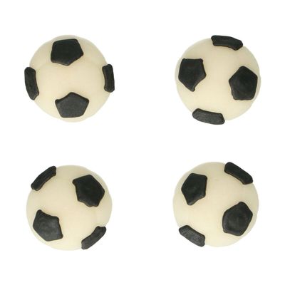 Sockerdekorationer Fotbollar, 8-pack