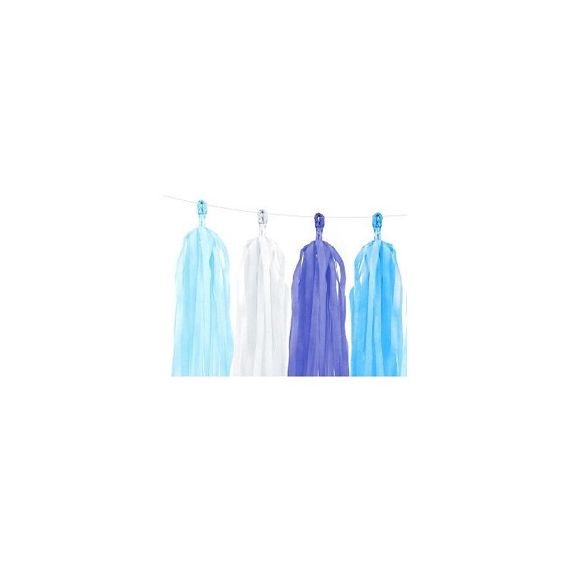 Girlang Tassels Blåmix