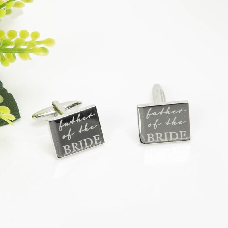 Manschettknappar "Father of the bride"