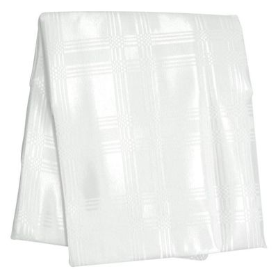 Bordsduk Damask Polyester Vit
