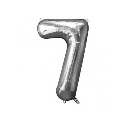Sifferballonger Silver, 86 cm