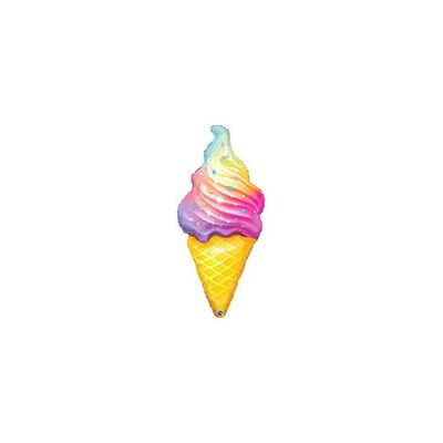 Folieballong Glass i strut