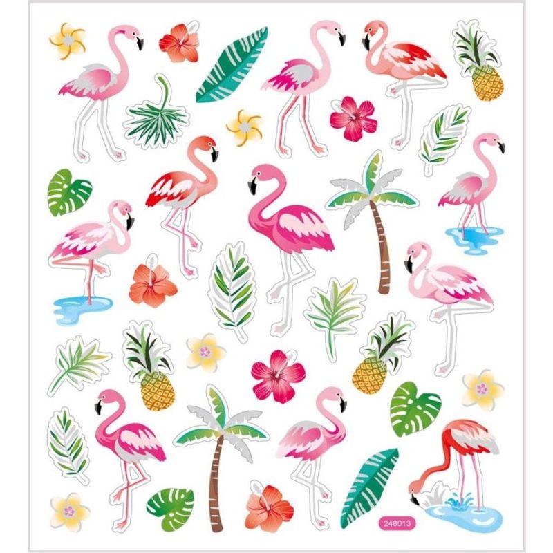 Klistermärken Flamingo