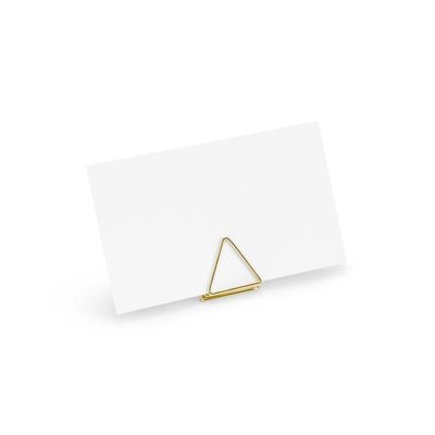 Placeringskortshållare Triangel 10-pack