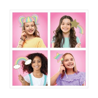 Enhörning Sparkle Photo Props