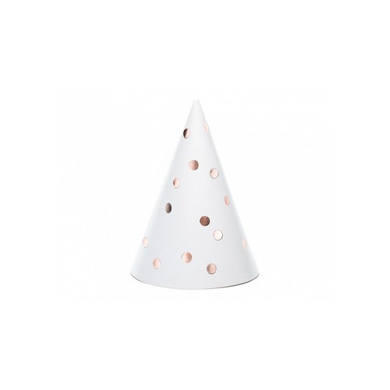 Partyhattar vita med Rosé