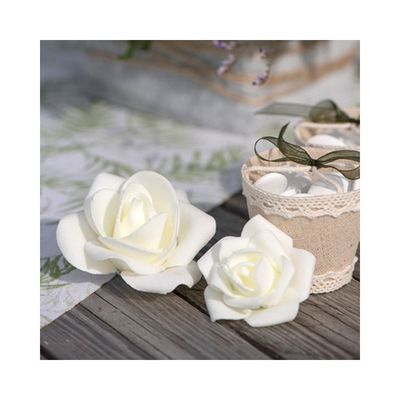 Dekoration Vita Rosor 9-pack