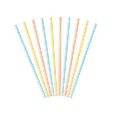 Papperssugrör Pastell