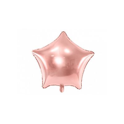 Folieballong Stjärna Rosé