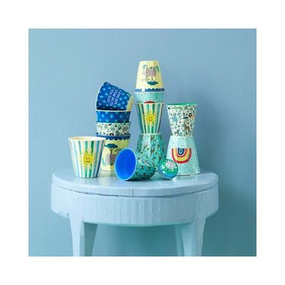 Rice Melaminmugg Small - Mixade motiv