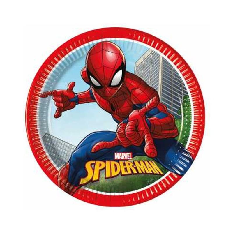 Spindelmannen Papperstallrikar